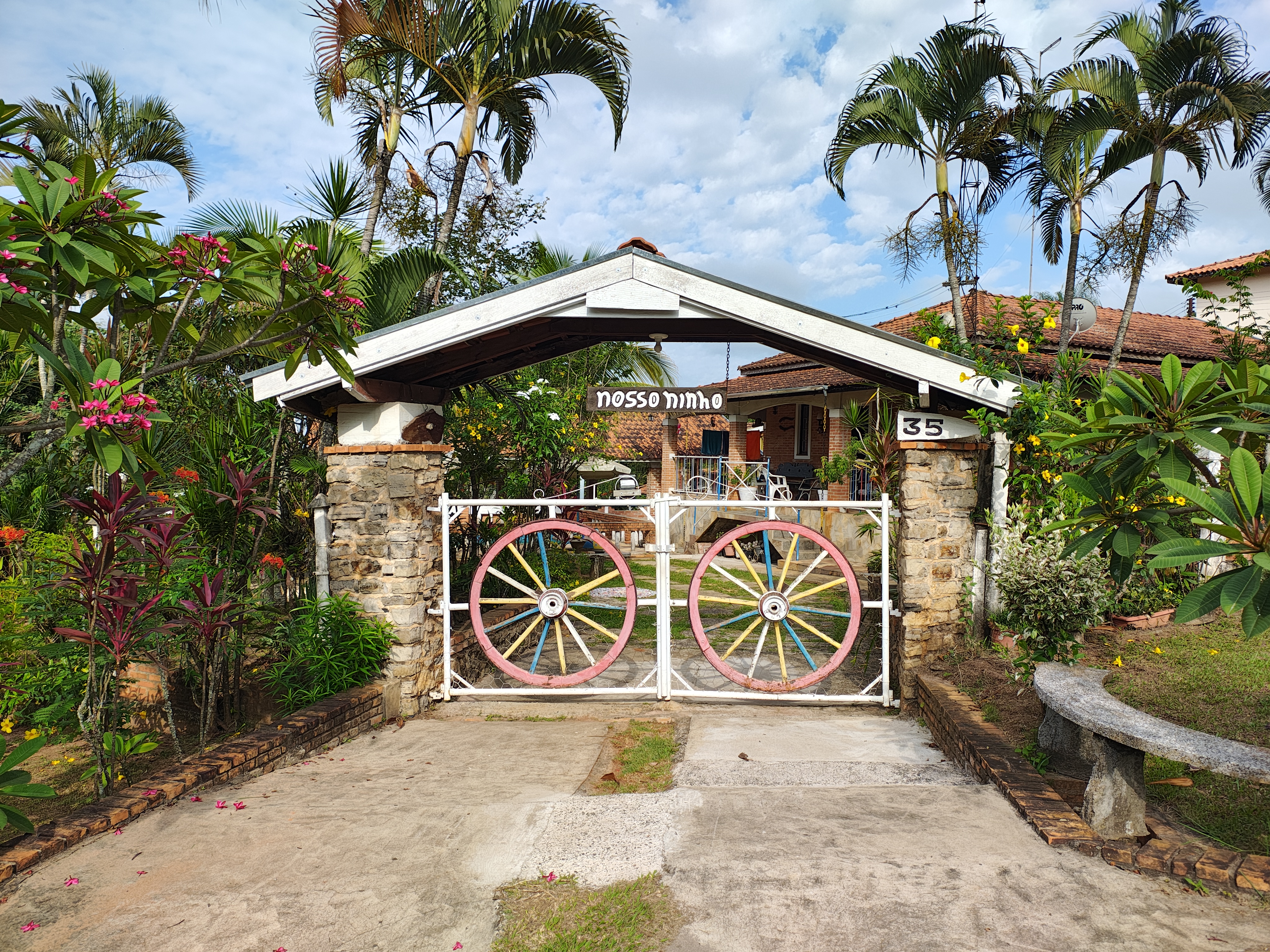 Vista da Chácara Nosso Ninho